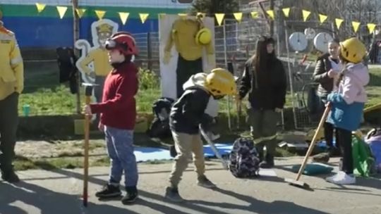 Realizan jornadas educativas para la prevención de los incendios forestales en El Bolsón