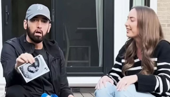 Eminem se emociona cuando su hija Hailie Jade le revela su embarazo en el vídeo de "Temporary"