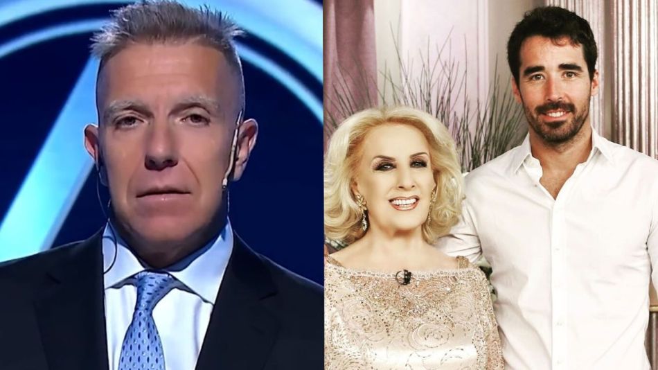 Alejandro Fantino, Mirtha Legrand y Nacho Viale