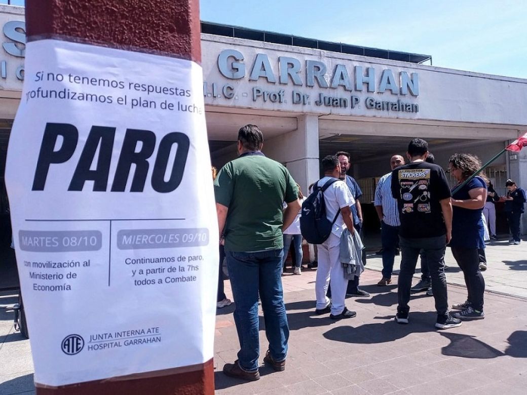 Los trabajadores del Garrahan llamaron a un nuevo paro de 48 horas | Perfil