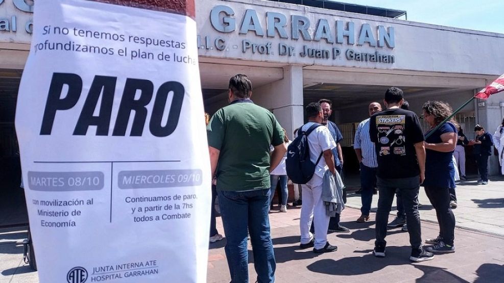 En lo que será la sexta jornada de paro en el Garrahan, los trabajadores darán una clase pública de RCP