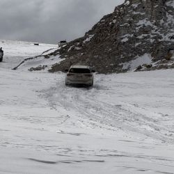 Travesía 4x4 de nieve para unir Malargüe con Planchón Vergara a través del Portezuelo del Carqueque, en Mendoza.