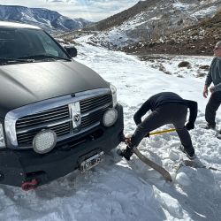 Travesía 4x4 de nieve para unir Malargüe con Planchón Vergara a través del Portezuelo del Carqueque, en Mendoza.