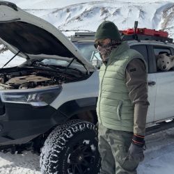 Travesía 4x4 de nieve para unir Malargüe con Planchón Vergara a través del Portezuelo del Carqueque, en Mendoza.
