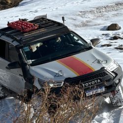 Travesía 4x4 de nieve para unir Malargüe con Planchón Vergara a través del Portezuelo del Carqueque, en Mendoza.