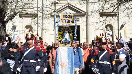 Una multitud con la Virgen: las mejores fotos de la 50a. peregrinación juvenil a Luján