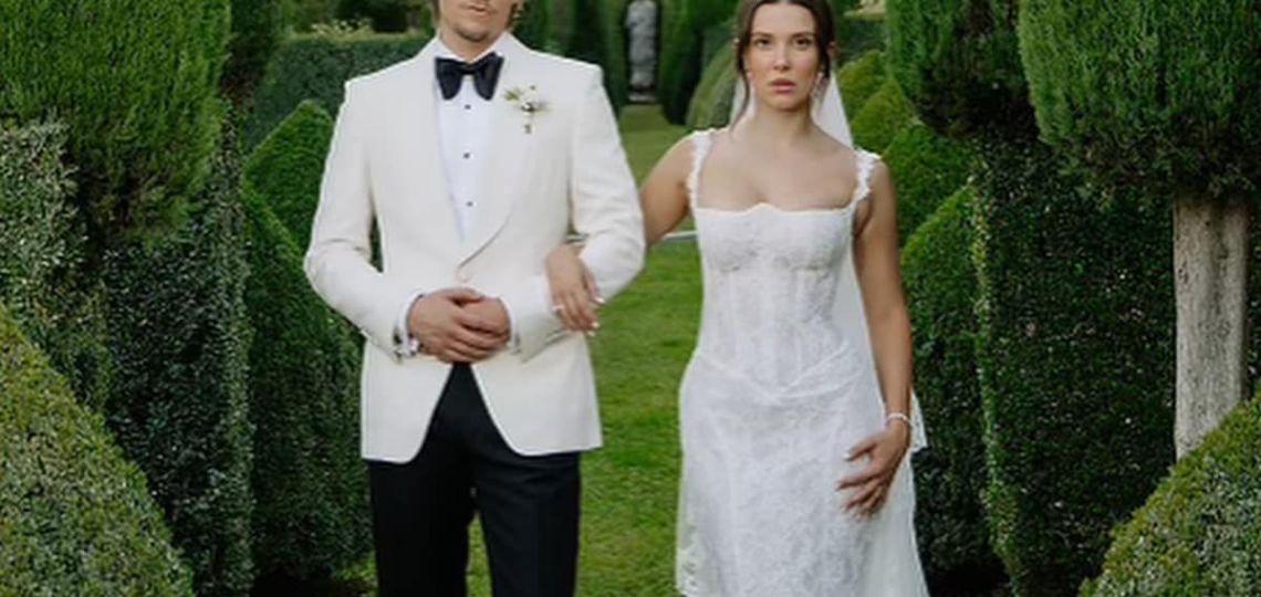 Todos los detalles del vestido de novia de Millie Bobby Brown