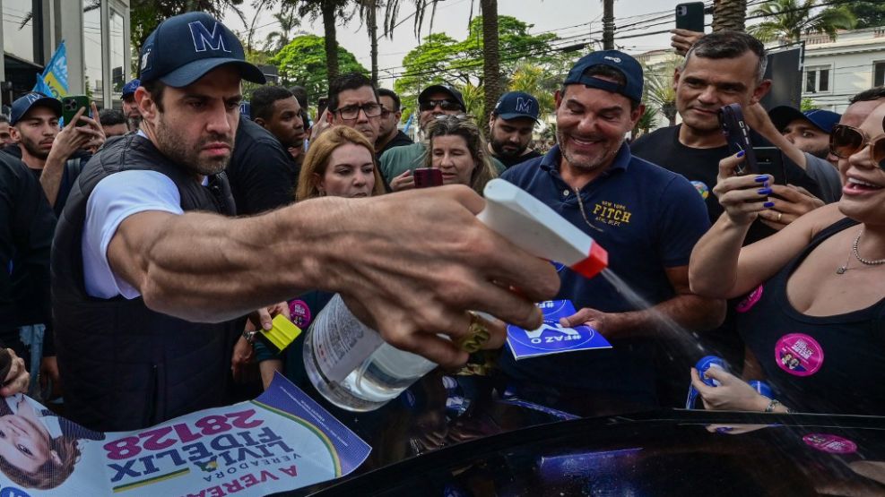 Pablo Marcal, candidato disruptivo en San Pablo. Le saca votos al sector de Bolsonaro.