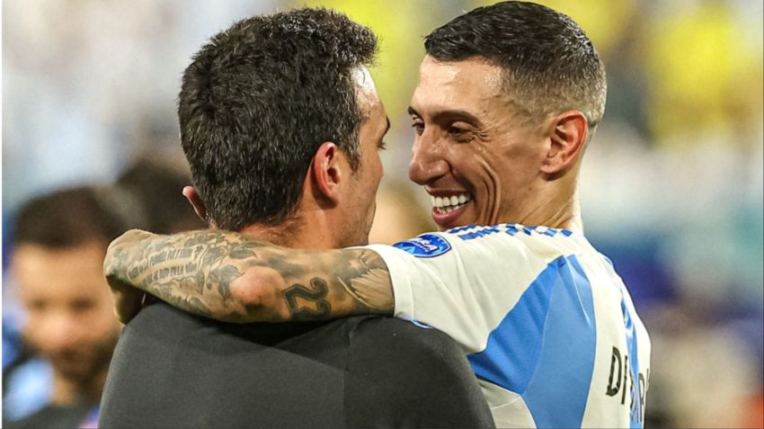 Di María, el hombre de los goles importantes en la era de Scaloni en la Selección.