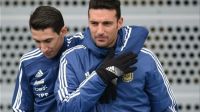 Lionel Scaloni Ángel Di María Selección Argentina