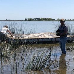 La reparación y reubicación de cuatro jaulas flotantes para la cría de alevinos es de vital importancia para sumar vida a estas lagunas. 