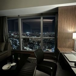 El AC Costanera está en una torre vidriada, conecta directamente con el Costanera Mall y el lobby está en el piso 