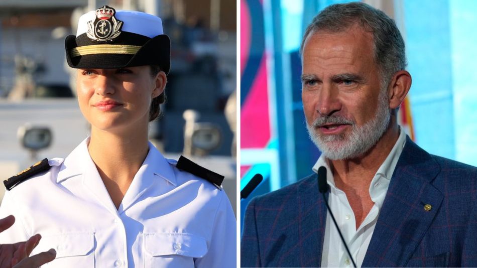 Leonor de Borbón y Felipe VI 