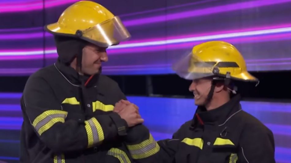 Nicolás García y Milton Meli, los bomberos que ganaron en Escape Perfecto
