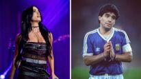 Lali Espósito y Diego Armando Maradona 