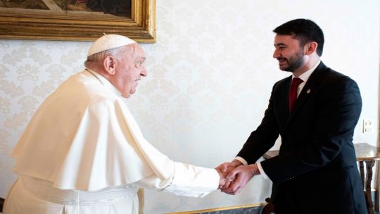 El Papa Francisco recibió al secretario de Culto de Javier Milei en el Vaticano