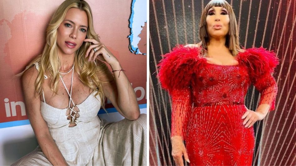 Así fue el encuentro entre Nicole Neumann y Moria Casán en la gala de CARAS Moda