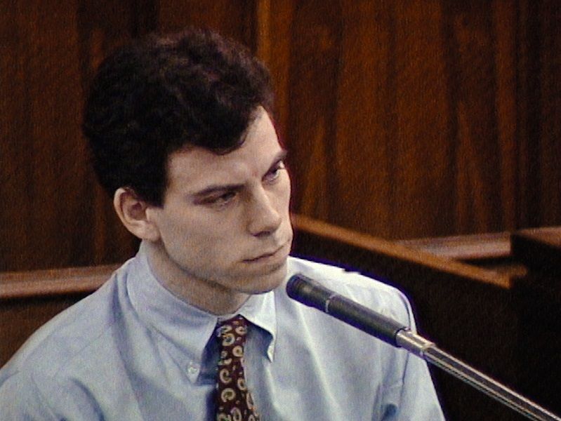 1996. Lyle Menendez en el juicio por el asesinato de sus padres.