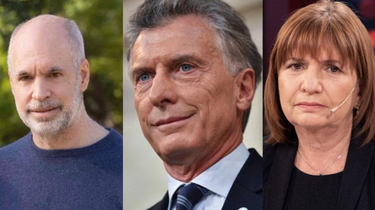 Larreta, Macri y Bullrich | Foto:Cedoc