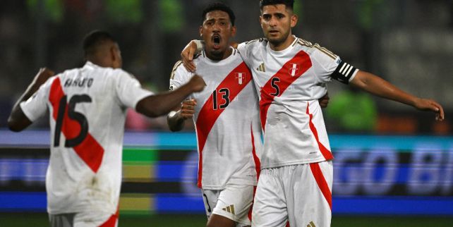 Perú venció a Uruguay 1-0 en Lima.