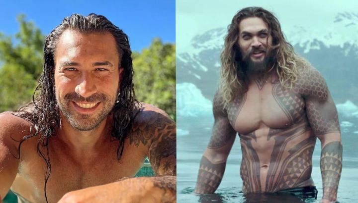 Lisandro Navarro personificó a Jason Momoa como "Aquaman" y en la red estallaron las críticas: "Pídanle perdón"