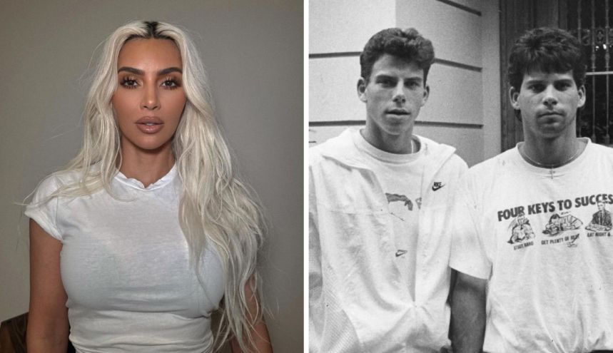 Kim Kardashian y hermanos Menéndez