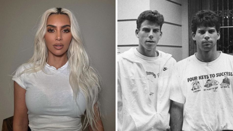 Kim Kardashian y hermanos Menéndez