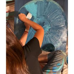 Romina Graziani, destacada artista plástica, participará en un evento de arte y subasta en Miami | Foto:CEDOC