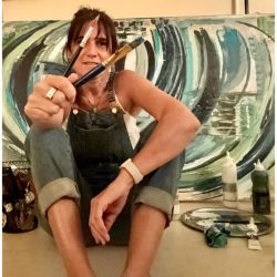 Romina Graziani, destacada artista plástica, participará en un evento de arte y subasta en Miami | Foto:CEDOC