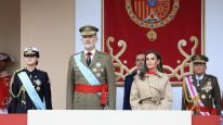 La reina Letizia se enojó con el rey y la princesa Leonor en el acto del día de la Hispanidad