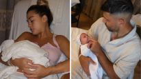 Sofía Calzetti compartió el festejo por el primer mes de Olivia, la hija que tiene con el Kun Agüero: las fotos