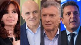 Cristina Kirchner, José Luis Espert, Mauricio Macri y Sergio Massa 20241012