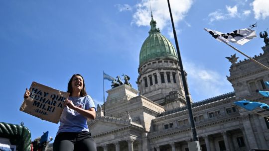 anti milei protest, universities, education