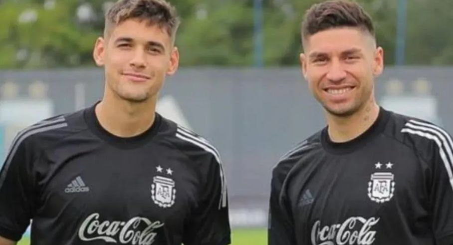 Lucas Martínez Quarta y Gonzalo Montiel