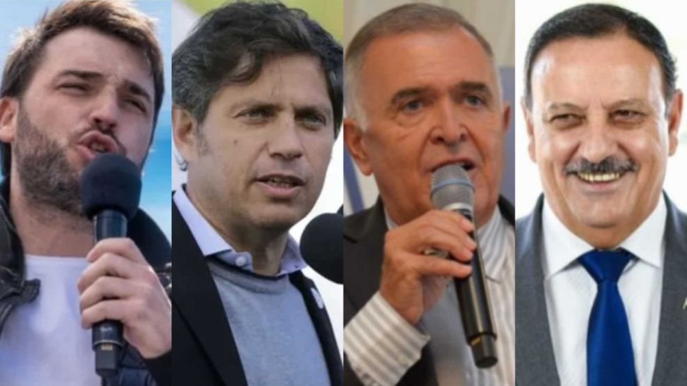 "Nacho" Torres, Axel Kicillof, Osvaldo Jaldo y Ricardo Quintela 20241215