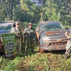 Los sospechosos lograron escapar del campamento de caza ilegal.