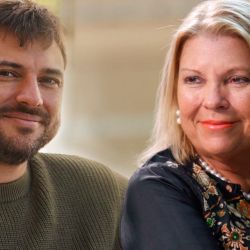Juan Grabois y Lilita Carrió | Foto:CEDOC