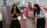 Zaira y Wanda Nara bailaron al ritmo de Callejero Fino en Bake Off y el cantante aprovechó para tirar un palito 