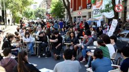 Clase pública por tomas en universidades