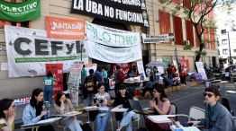 Clase pública por tomas en universidades