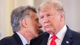 Mauricio Macri junto a Donald Trump