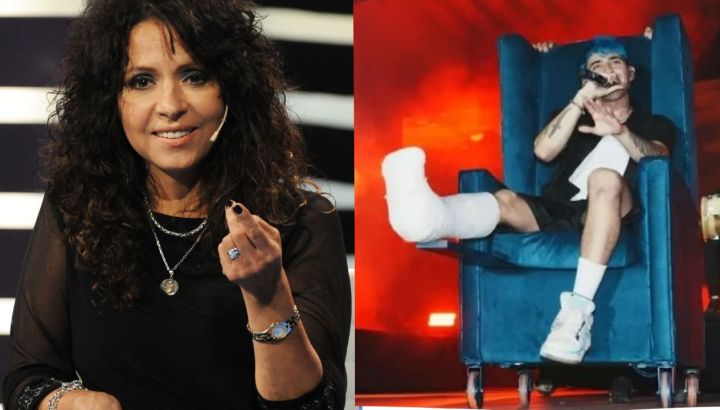 Patricia Sosa estalló contra los medios luego de que difundieran un video de Luck Ra cantando enyesado en un show: "¿Será por ser mujer?"