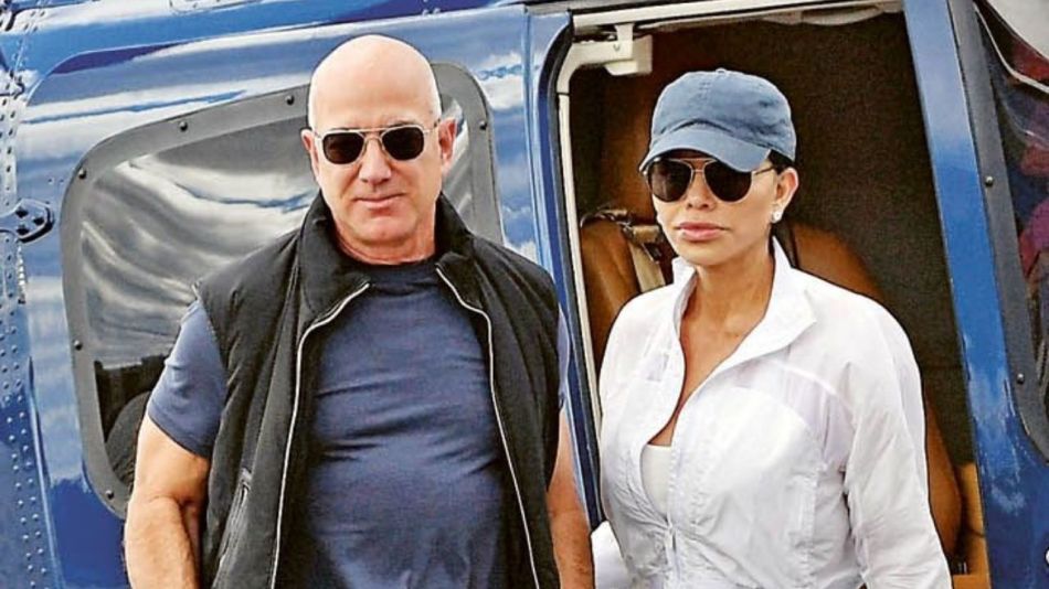 Jeff Bezos y Lauren Sánchez 