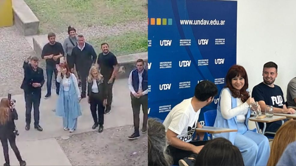 Cristina Kirchner en la Universidad Nacional de Avellaneda 20241017