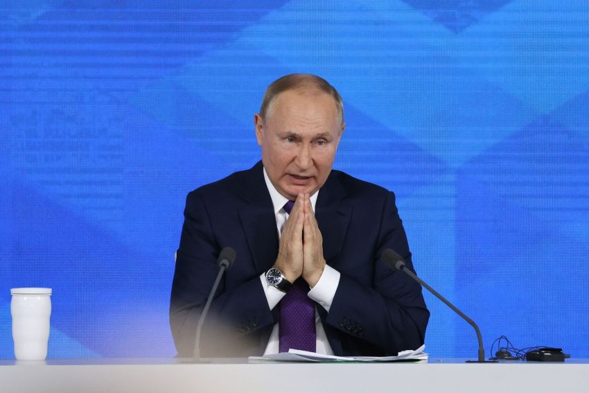 Russia's President Vladimir Putin Annual News Conference