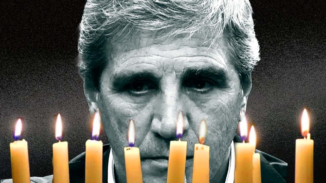 Caputo and the candles.