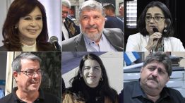 Cristina Kirchner, José Mayans, Lucía Corpacci, Germán Martínez, Mariel Fernández y Ricardo Pignanelli