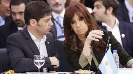 Cristina Kirchner, en uno de los tantos eventos compartidos con Axel Kicillof.