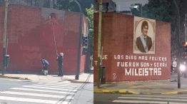 Mensajes sobre el mural