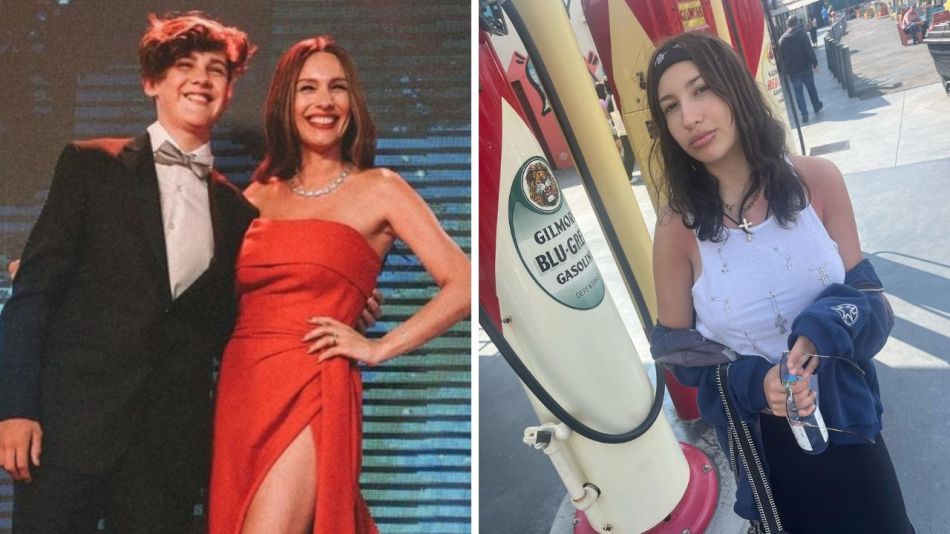 Pampita, Bautista Vicuña y su novia Ana Tomás